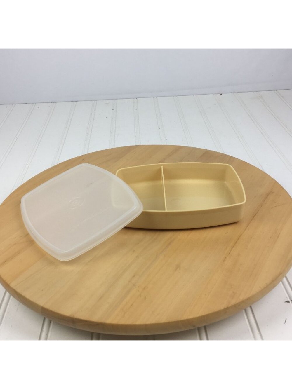 Tupperware Packette Divided Lunch Snack Container With Seal #813-3 USA